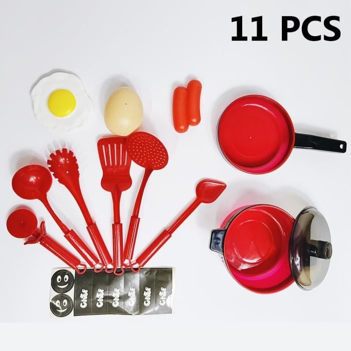 Ensemble de Mobiliers de Cuisine Miniature Jouet en Bois Meubles pour Maison de