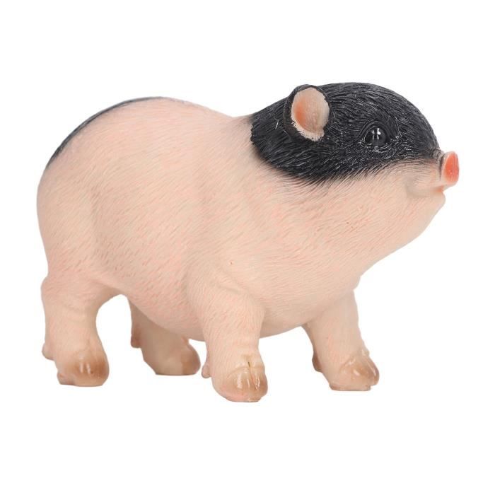 Omabeta figurine de cochon Statue de cochon mignonne et amusante, décoration de Table en résine