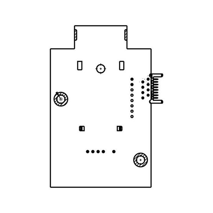 Selecteur rotatif 0 + 10 pour seche linge Electrolux 14002497401