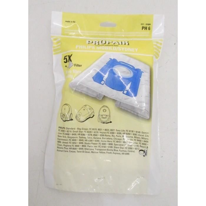 Sac Aspirateur Microfibre Electrolux E200 – Compatible TO4641 - vue 2