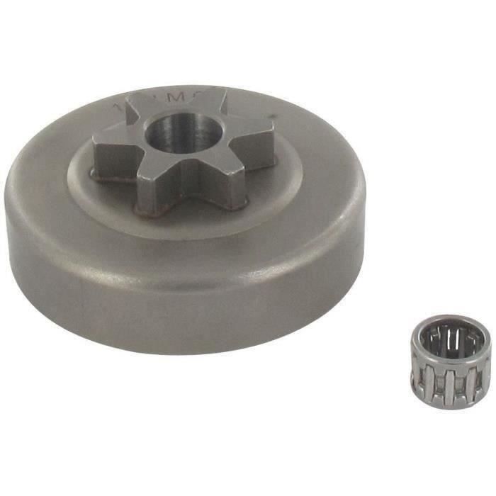 Pignon étoile 3/8 lp - 6 dents adaptable pour tronçonneuse ALPINA modèles 330, 380, 35, 40, 432, 438