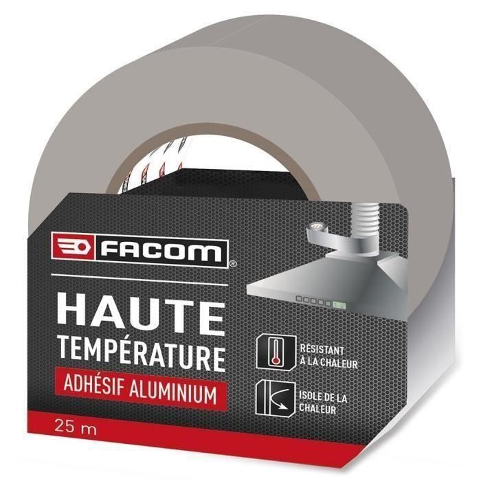 Adhésif aluminium haute température 25m x 50mm Cdiscount Bricolage