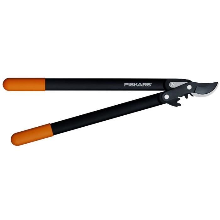 FISKARS Coupe-branches Powergear™ II L76 à crémaillère et à lame franche 58cm Ø 28m