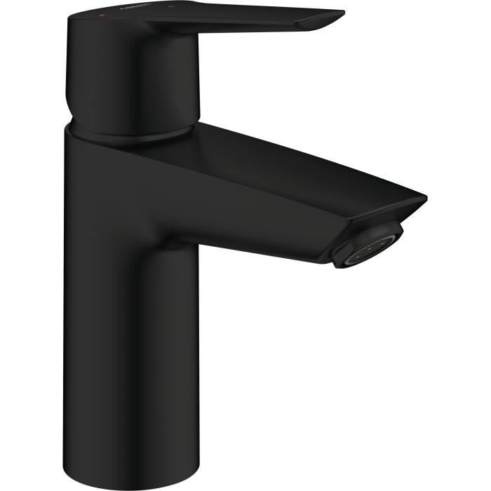 Mitigeur lavabo monocommande GROHE Start - Noir mat - Taille S - Economie d'eau