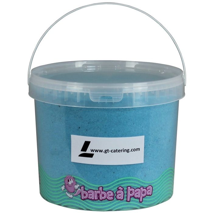 GT CATERING  - Sucre pour barbe &agrave; papa go&ucirc;t vanille - 5 kg