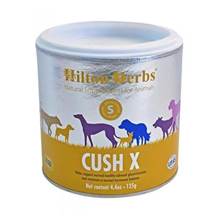 Comparer les prix de HILTON HERBS CUSH X COMPLÉMENT ALIMENTAIRE POUR CHIEN BOÎTE DE 60 G