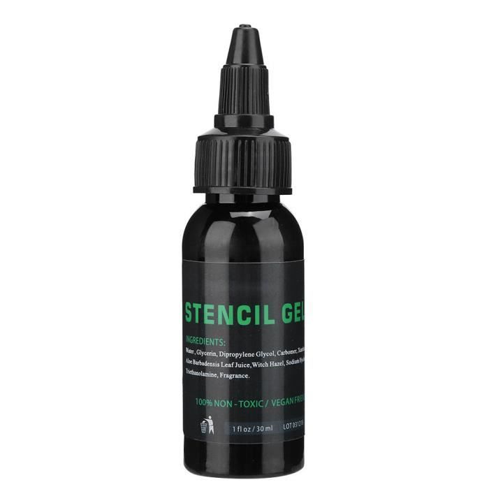 Gel crème de transfert de tatouage, tatouage transfert savon pochoir