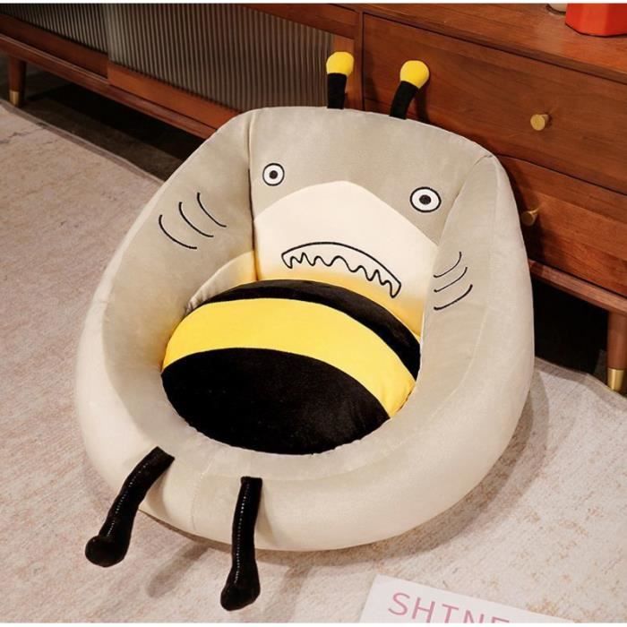 Wmqbjta Coussin En Peluche Chat pour Enfants, Cadeau D'anniversaire, Poupée pour Le Salon et La Voiture, Blanc