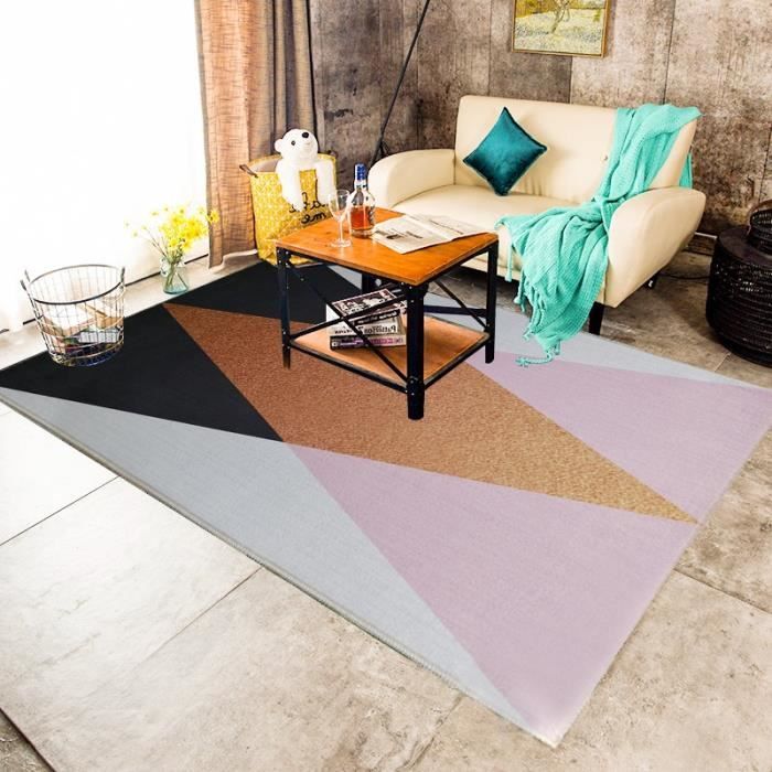 Style 12 Tapis Chambre Tapis Enfant Salon Du Sol Maison Decoration Anti Derapage Figures Geometrique Imprime 70x140cm Achat Vente Tapis Cdiscount
