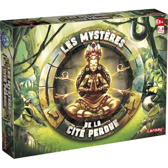 Jeux Lansay - Les Mystères De La Cité Perdue - Jeu de société - Dès 8 ans
