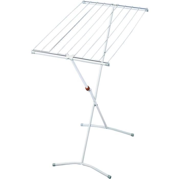 Leifheit 72700 - Séchoir à linge sur pied Classic 100 Easy tancarville pliable - 10 mètres détendage - Compact et léger