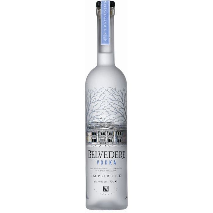 Vodka Belvedere - Vodka de céréales - Pologne - 40%vol - 70cl - La