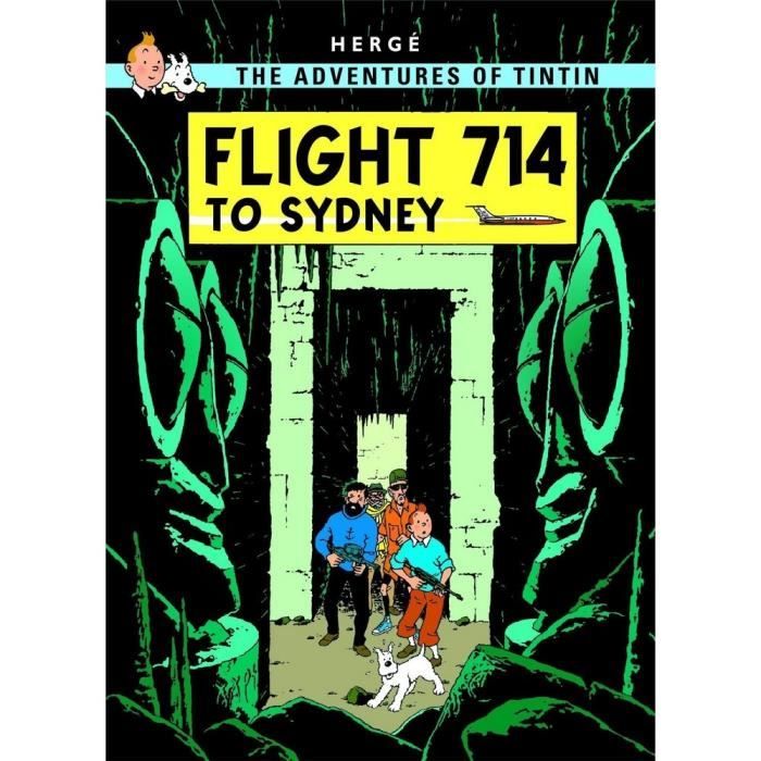 Carte Postale Album De Tintin Flight 714 To Sydney 10x15cm Achat Vente Carte Postale Carte Postale Album De Tintin Cdiscount