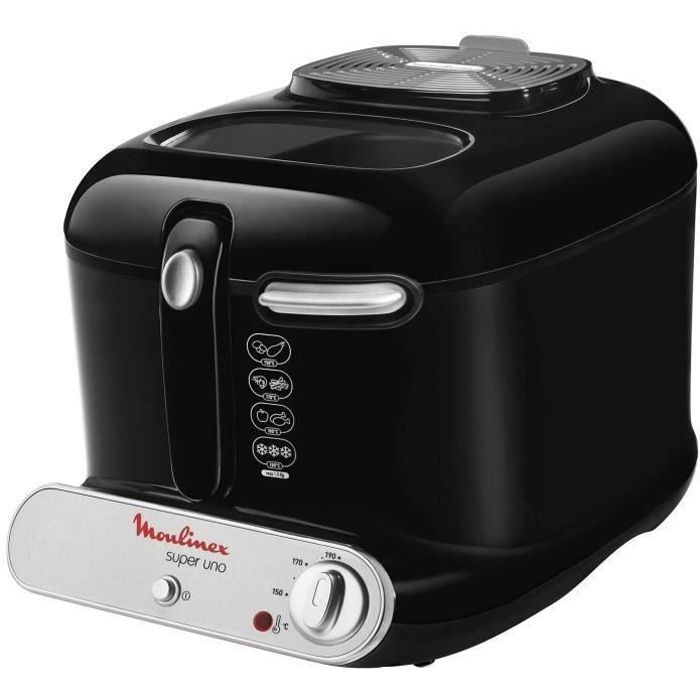 MOULINEX AF133D10 Friteuse électrique classique Uno M – Noir