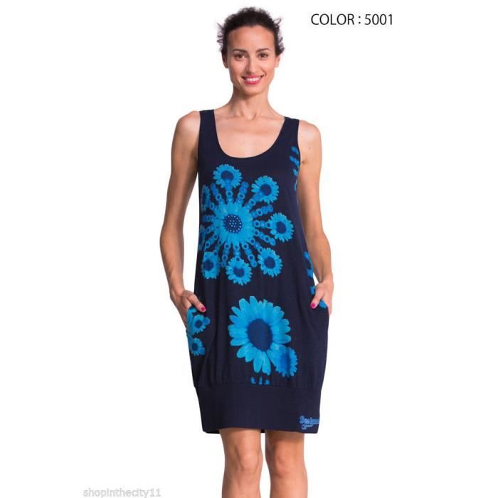 ROBE DESIGUAL FEMME MODELE BLUESOUND Bleu - Achat / Vente ...