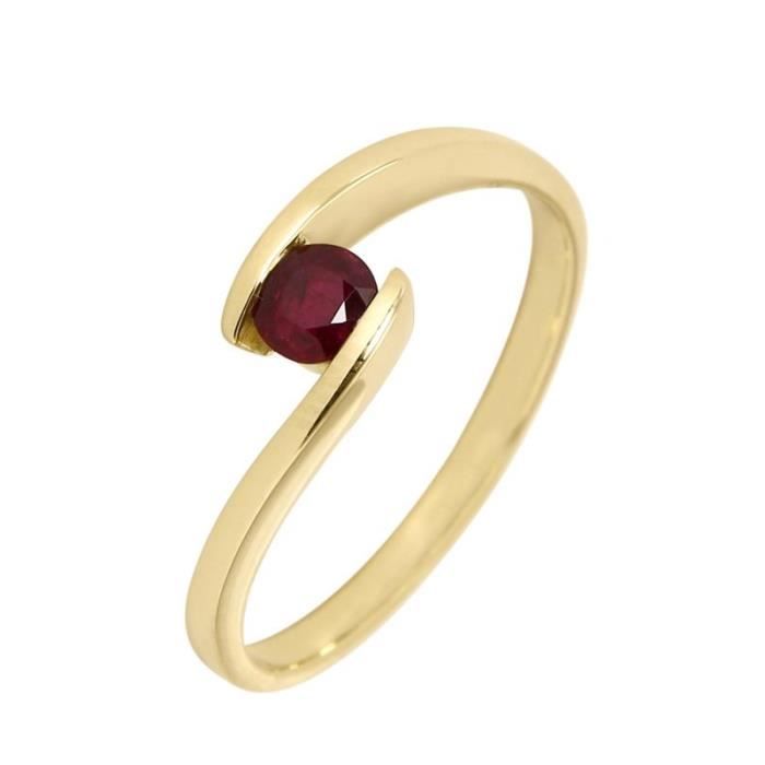 bague or 750 rubis bague or 750 rubis