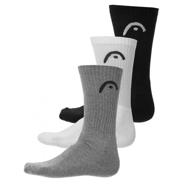 Chaussettes dentraînement - HEAD - All Sports 701229015-004 - Multicolore - Taille 43-46 - Mixte Chaussettes dentraînement - HEAD - All Sports 701229015-004 - Multicolore - Taille 43-46 - Mixte