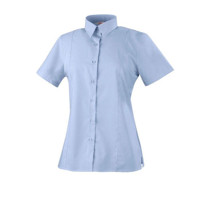 Chemise Femme Dublin Manches Courtes - Blanche, Taille 16/40 Euros - NEUVE