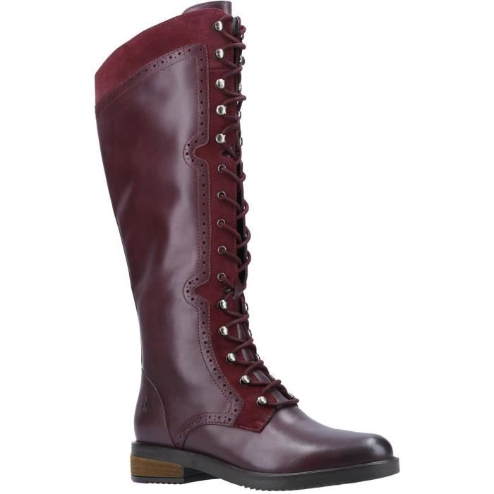 Bottes bordeaux daim online