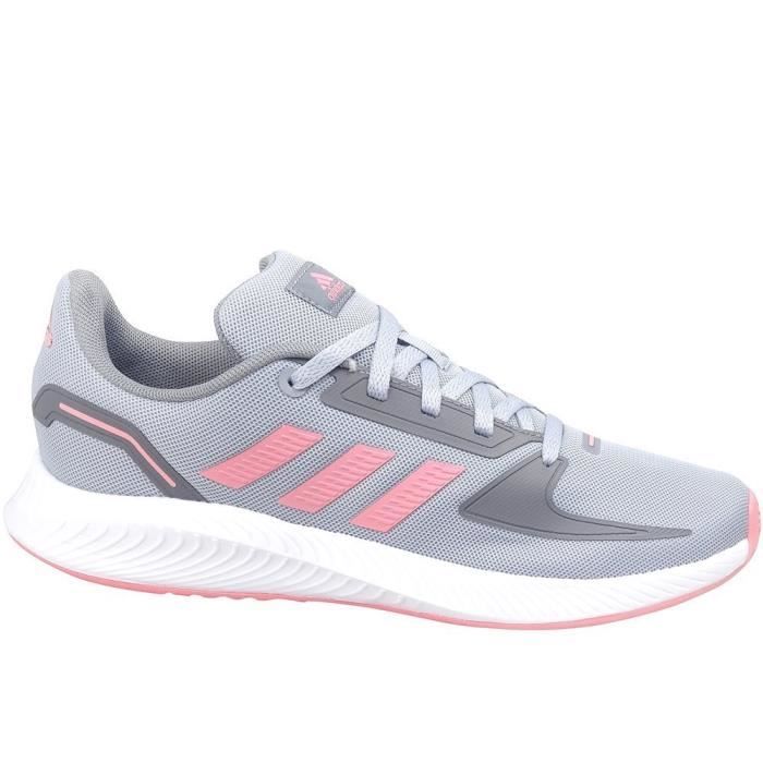 Adidas falcon grise et rose outlet