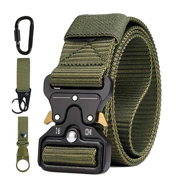 Ceinture tactique résistante en nylon pour hommes