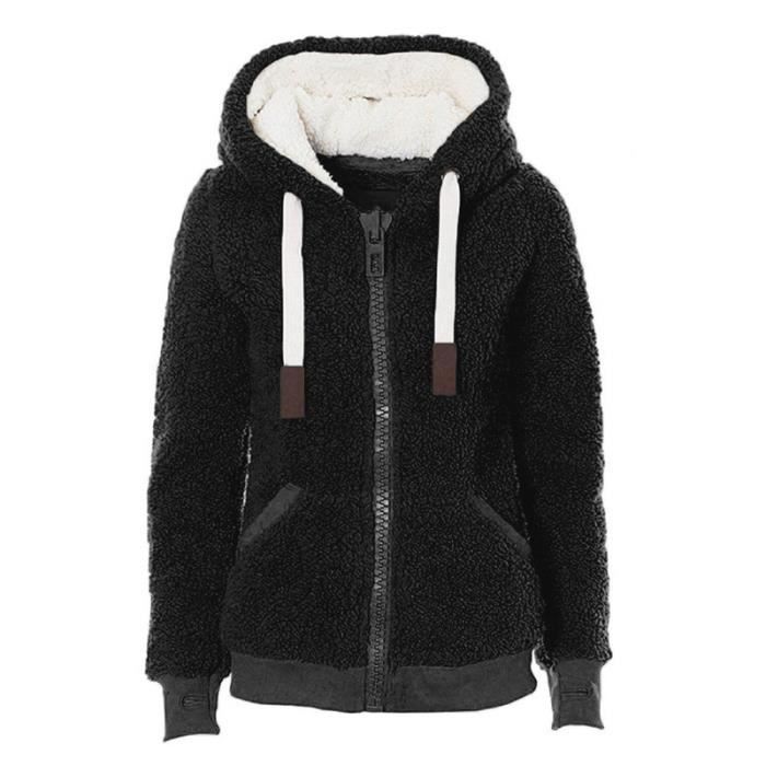 Sweat-shirt En Polaire Pour Femme - Col Roulé, Longueur Oversize, épais Et Doux, Parfait Pour L'hiver - 11