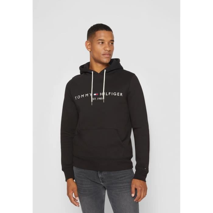 SWEAT CAPUCHE TOMMY HILFIGER HOMME NOIR - Cdiscount Prêt-à-Porter