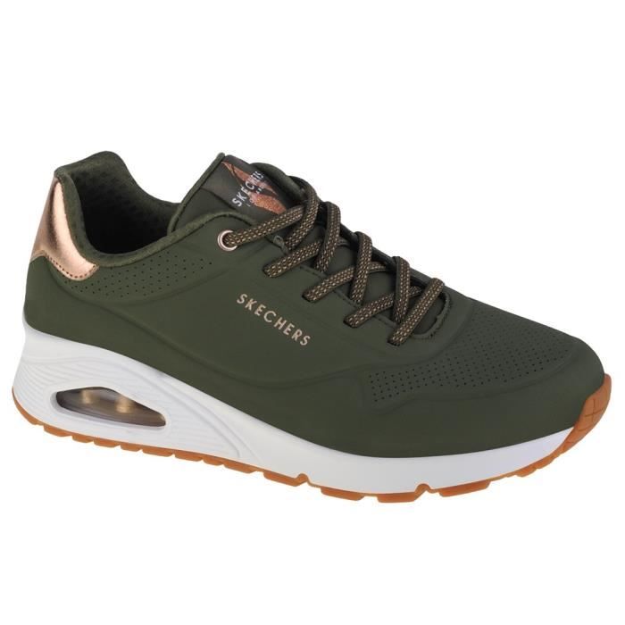 Chaussures skechers verte new arrivals