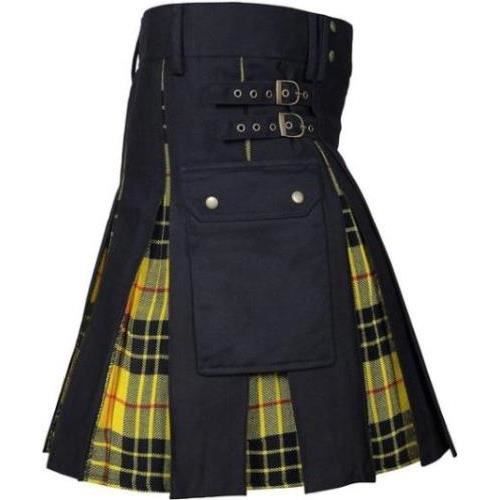 Kilt cossais pour homme Traditionnel cossais Denim Tartan