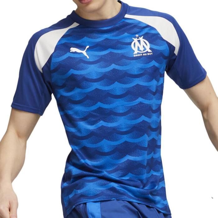 Maillot Om Marseille Avant Match Bleu 2023 2024 Adulte Cdiscount Sport