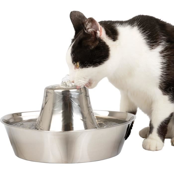 Fontaine pour Animaux - PETSAFE - SEASIDE - Inoxydable - 18 L - Silencieuse - Eau filtrée