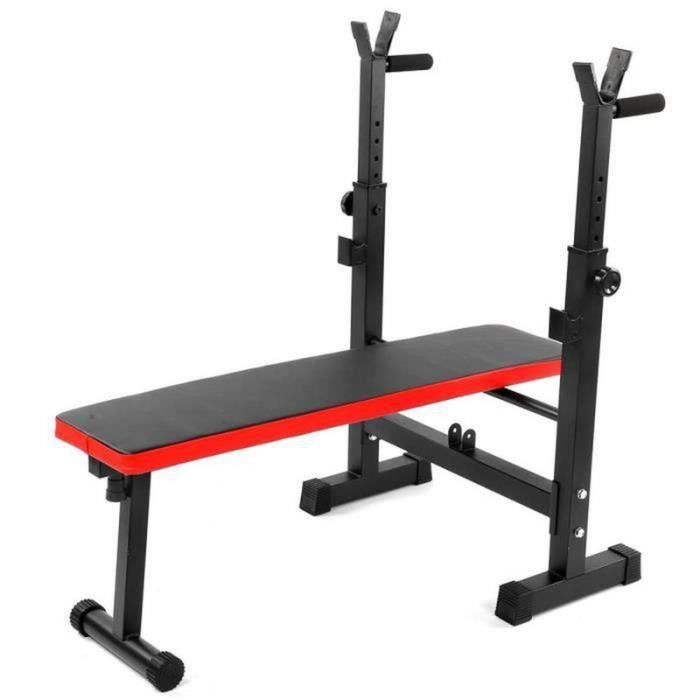 EEUK Rack Squat Repose Haltère Réglable Multifonctionnel