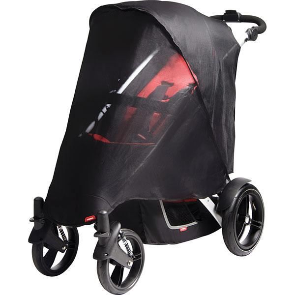 protection soleil poussette double