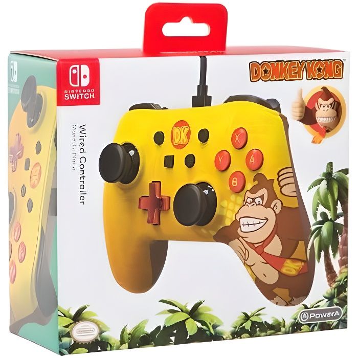 PowerA Donkey Kong Jaune USB Manette de jeu AnalogiqueNumérique Nintendo Switch Neuf - vue 4