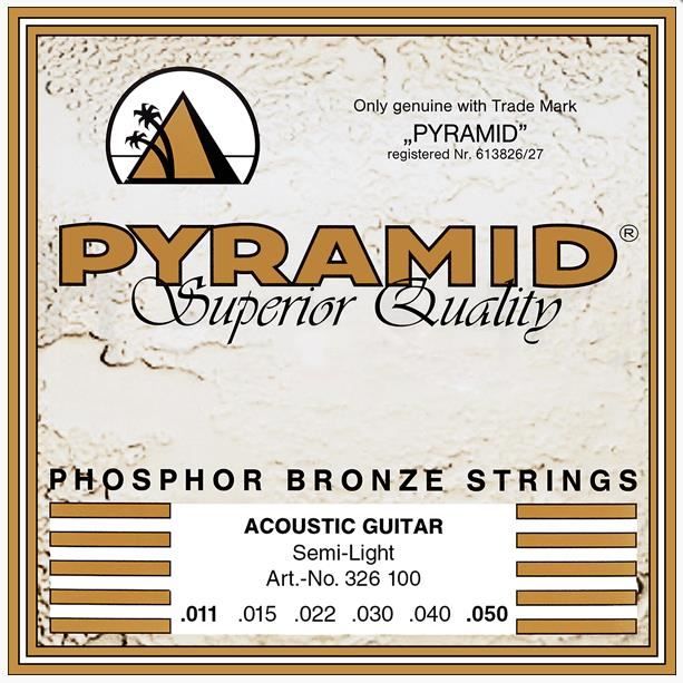 52 Pyramide Cordes pour guitare acoustique Bronze phosphore lumière 12 