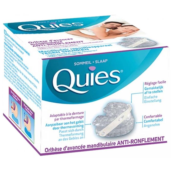 Quies Anti Ronflement Orthese D Avancee Mandibulaire Achat Vente Anti Ronflement Quies Anti Ronflement Orthese Cdiscount