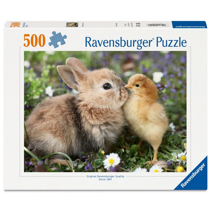 Puzzle 500 pièces : Lapin et poussin Ravensburger France