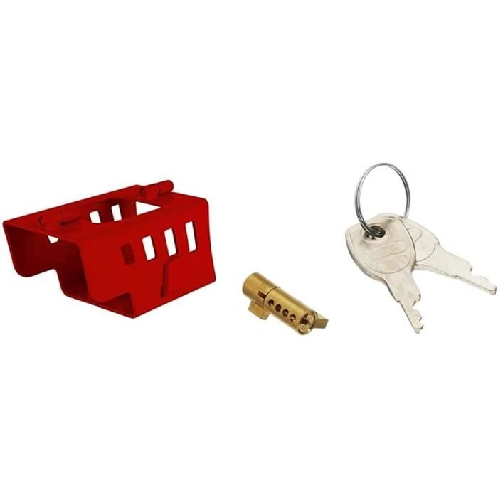 Antivol Tête D'attelage Pliable Carpoint - Avec Cadenas Pour Remorque Ou Caravane