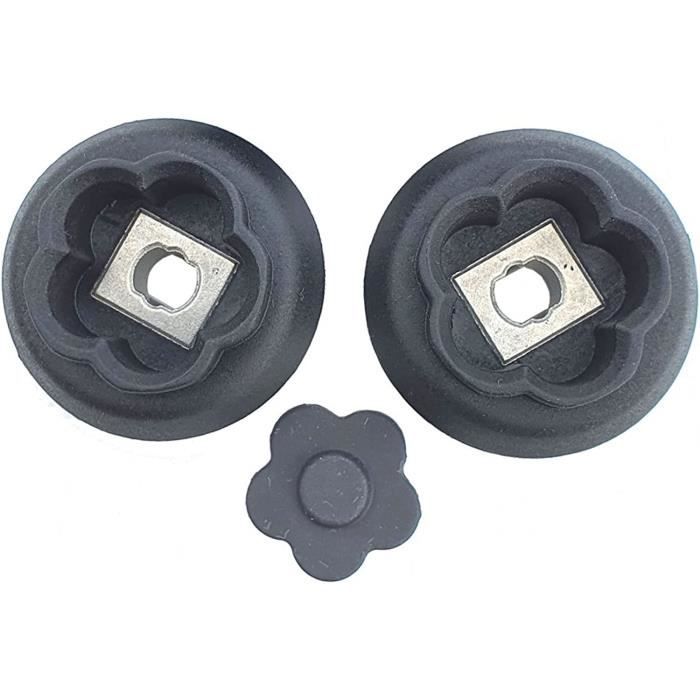 2 Guides de couplage engrenage originaux 5 branches Monsieur Cuisine Connect/Smart SilverCrest