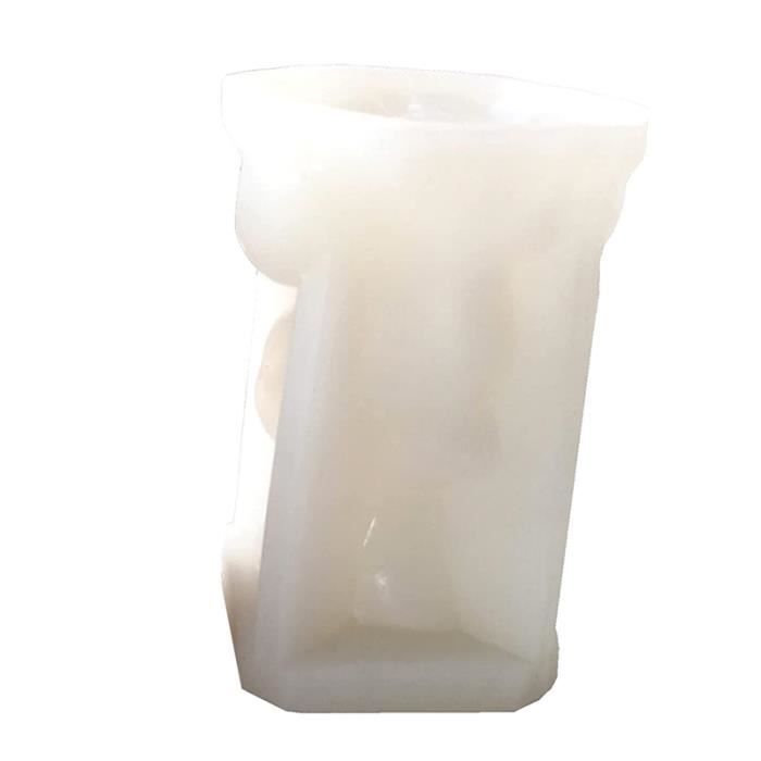 Moule à Bougie En Silicone 3D Forme Nuque Féminine - DIY Créatif Et Réutilisable