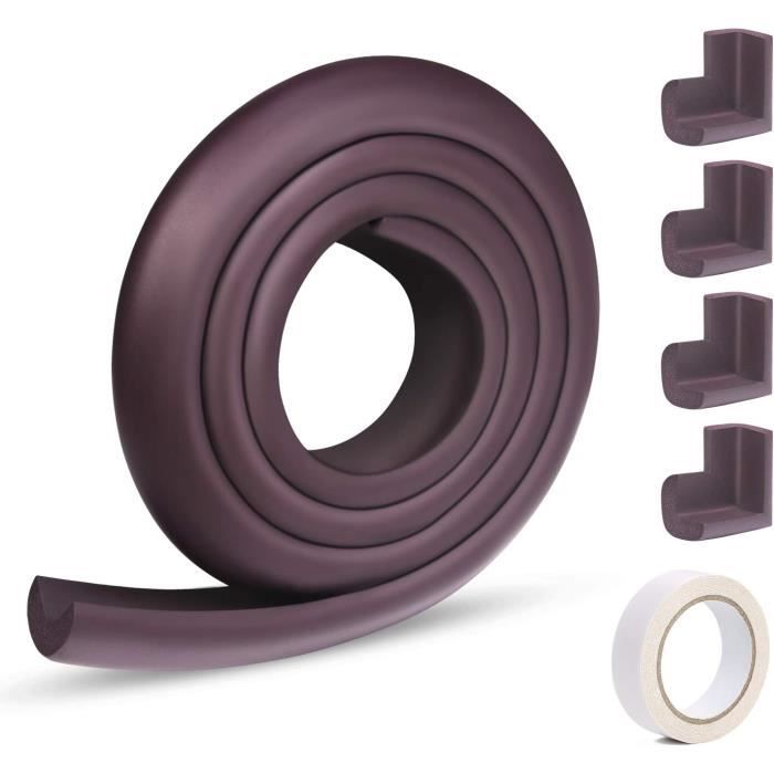 Kit Protection Enfant - 2m Bande Anglaise + 4 Coins + 2 Serrures | Mousse Antichoc Pour Meubles | Sécurité Bébé