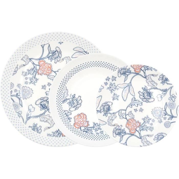 Assiettes à dessert Honorine Arcopal 1980