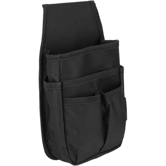Sac Porte-Outils Jardin 14 Pouces Polyester 900D - Grand Rangement Avec Bandoulière Réglable Vert Foncé
