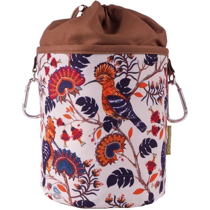 BellaCott Sac à Pinces à Linge En Coton Avec Deux Mousquetons