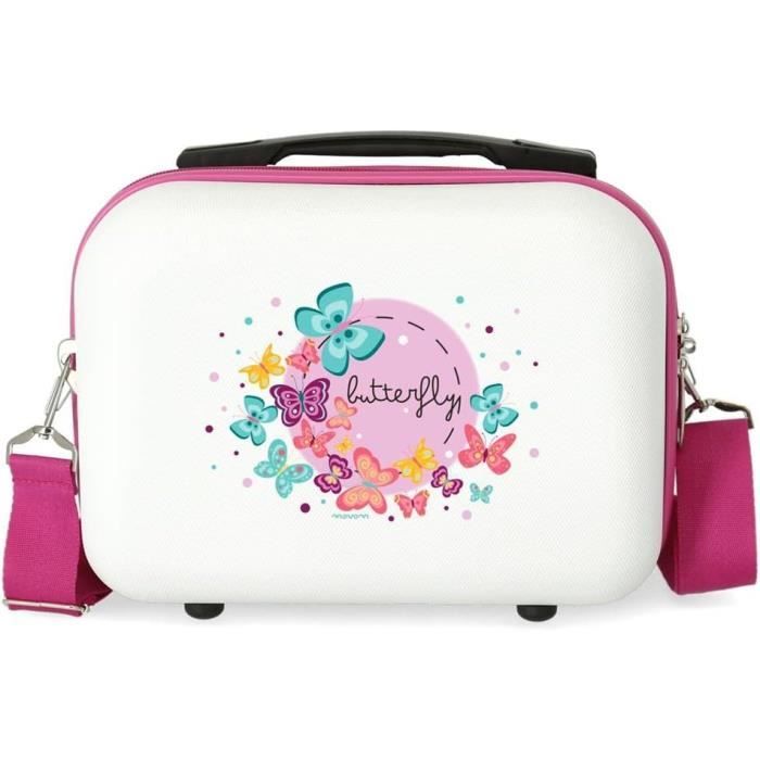 Astuccio Rigido Movom Happy Time Trousse De Toilette Adaptable Multicolore 29 X 21 X 15 Beauty Case Rigido Da Viaggio
