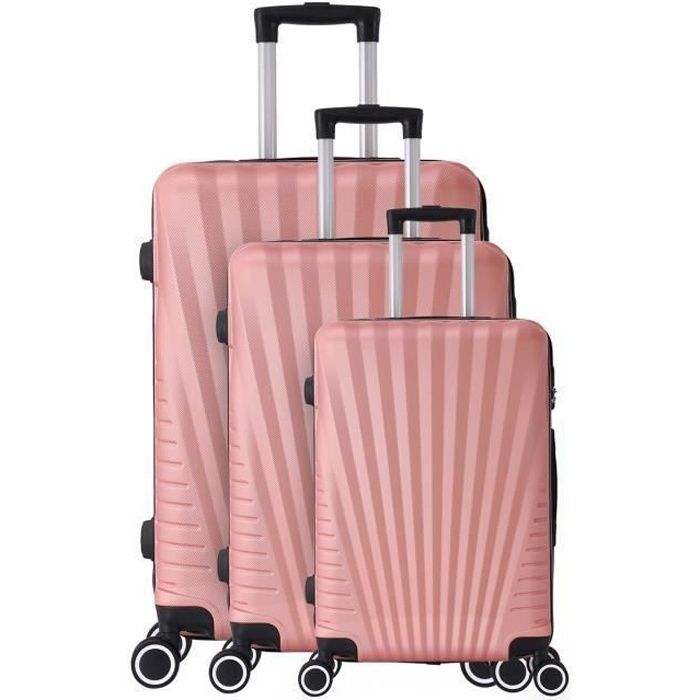 Set de Valises ADC TROLLEY Coque Rigide ABS Roulettes