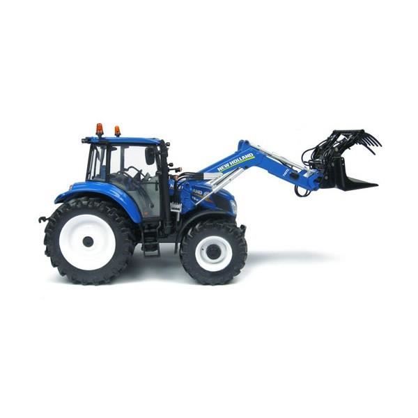Tracteur New Holland T5 115 Avec Chargeur 740tl Cdiscount Jeux Jouets