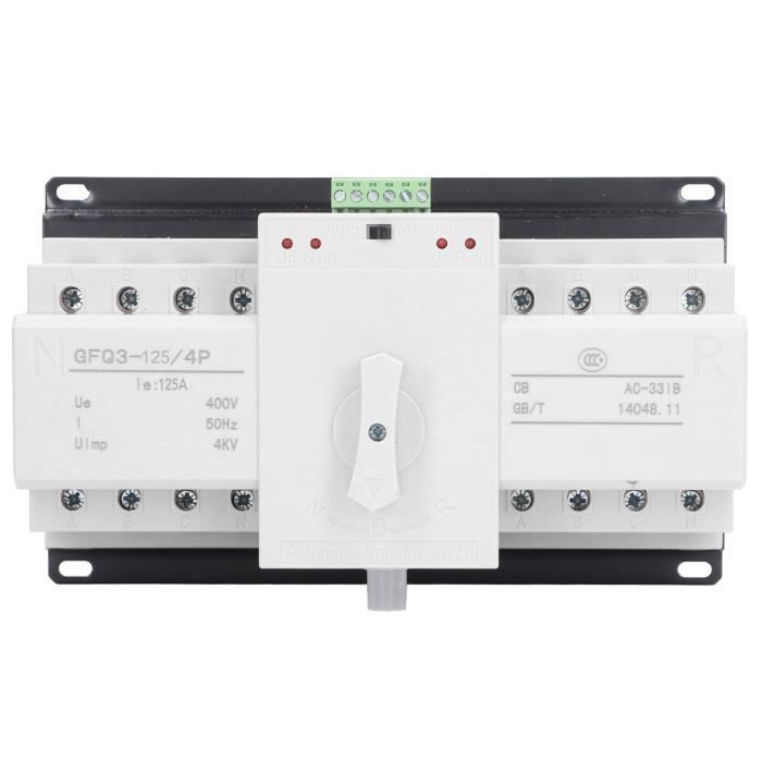 DEWIN Commutateur De Transfert Automatique Double Puissance ZGQ5-100/4P