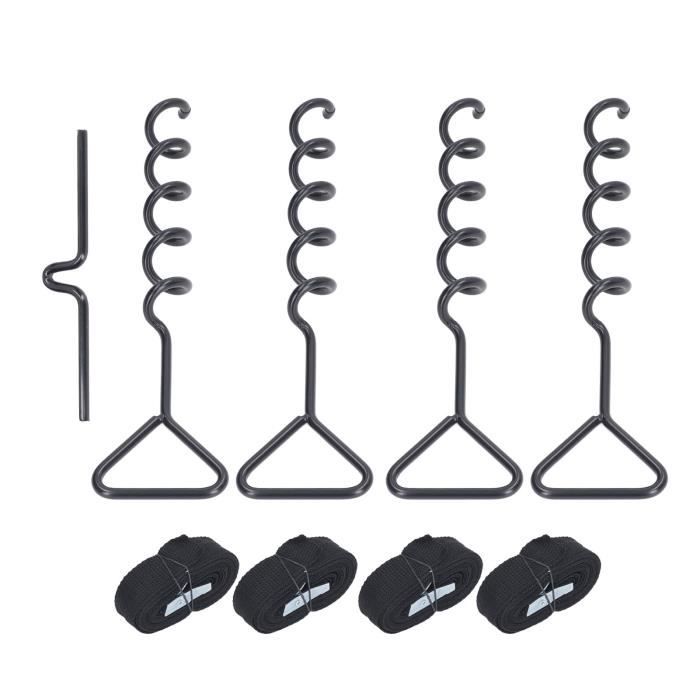 100 Pièces Piquets D'ancrage Au Sol, Piquets De Sol En Plastique Avec Barbes Piquets De Jardin En Plastique Piquets De Fixation De Jardin 97528119