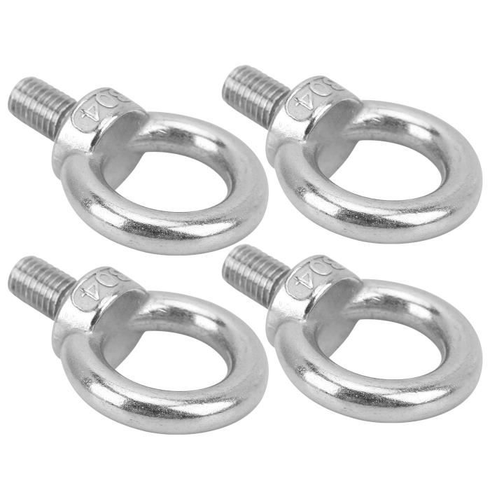 Lot De 5 Boulons à Œil (Boulon D'Anneau) M6 X 25 Mm - Acier Inoxydable 304 - Pour Levage, Suspension